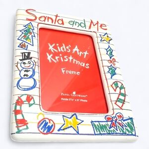 Santa and Me Kids Art Frame - Festive Multicolor